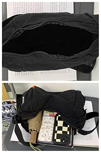 Women's Crossbody Bag Medium Travel Shoulder Bag Fashion Purse Canvas Messenger Bag for Women and Men4