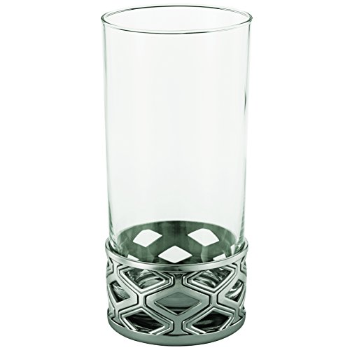Royal Selangor Diamond High Ball Glass, Pewter