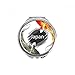 Totem Hand-decorated Japan Hand Compact Mirror Round Portable Pocket Glass