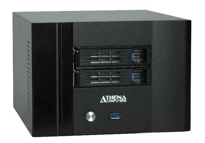 Boitier PC Cube Mini ITX 2 baies hot swap pour NAS domestique