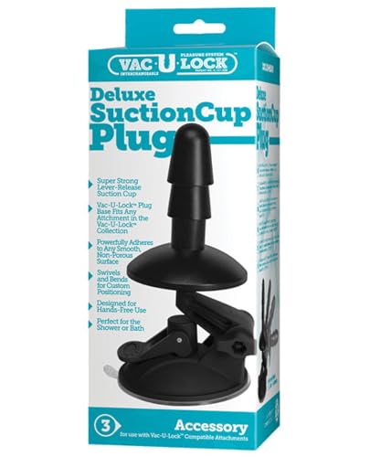 ASK GRANDPA GOURMET COFFEES Vac-u-Lock Deluxe Suction Cup Plug Accessory One-Size