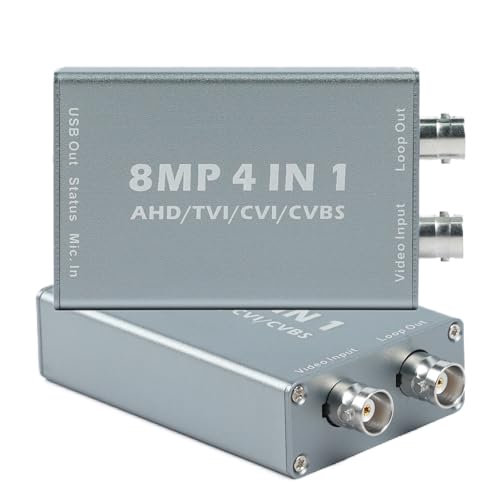 Scheda di acquisizione video 4 in 1 da 8 MP TVI AHD CVBS CVI a usb dispositivo di convertitore 1080P per lo streaming di registrazione per Windows Linux