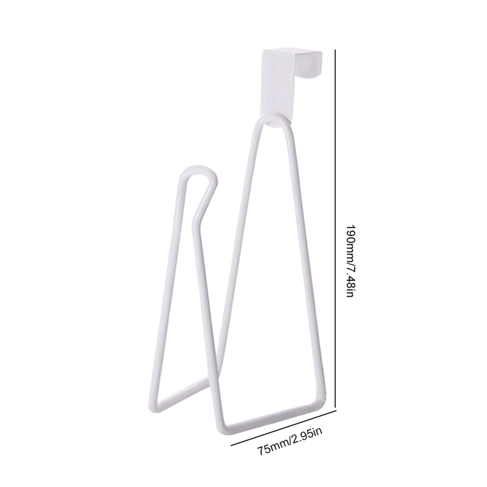 Portasciugamani di carta da cucina, supporto da parete per rotolo di carta, resistente senza perforazioni, per bagno, accessori da cucina (nero)