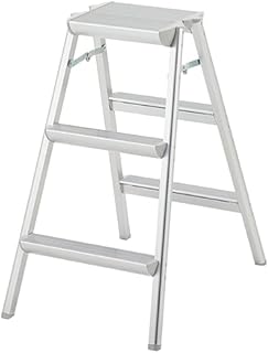 Ladder Step Ladders Ladders Safety Folding Step Stool 2/3 Step Ladder Aluminum Portable Stepladders with Anti-Slip Wide Pedal for Home and Kitchen Portable Step Stool