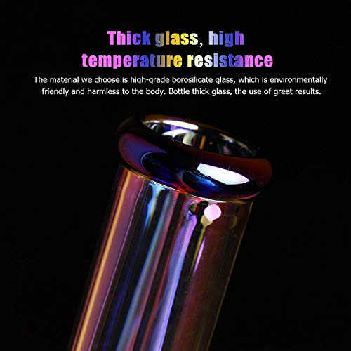 Bong Glas mit Percolator, Glasbong mit Honeycomb Rauchen Eisbong, Glassic Wasser Hooahk Set, Rohre Pipe Wasserpfeife… – Bild 4