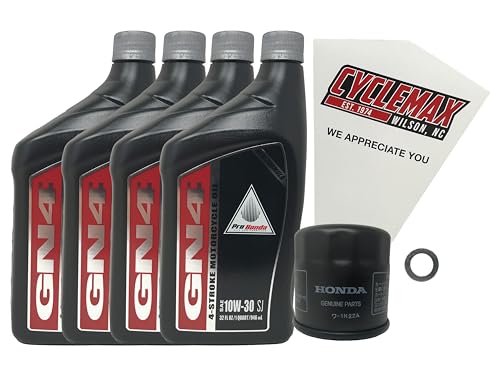 Cyclemax Oil Change Kit compatible with 1999-2006 Honda CBR600 F4I