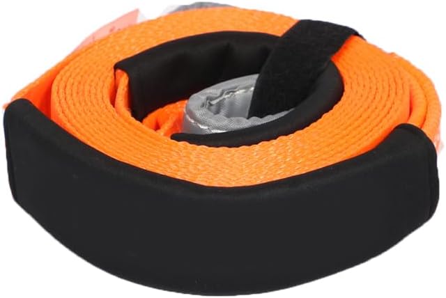 5mx5T 100% Polyester Made Snatch Strap Towing strap 16.4’ x 11000 lbs Heavy Tow Recovery Strap - (Color: Blue, Width: 50mm, Length: 5 m)
