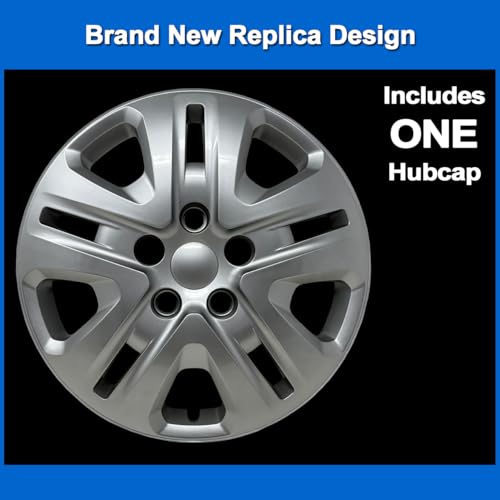Premium Replica Hubcap | Fits Dodge Caravan, Journey 2013-2020 | Replacement 17-inch Wheel Cover (1 Piece)