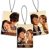 Bemaystar Duftbaum Auto Personalisiert,Auto Duft mit Text und Foto, Personalisierter Lufterfrischer, Auto innenraum deko autoduft, Geschenk für Vater, Freund und Ehemann (rechteckig)