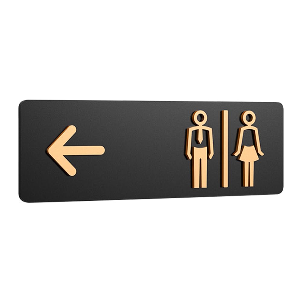 Amazon.com: LKXHarleya Acrylic Bathroom Signs Restroom Sign Men's