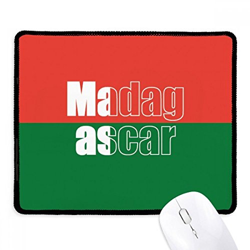 Alfombrilla de Madagascar para ratón de juego, alfombrilla antideslizante negra de oficina