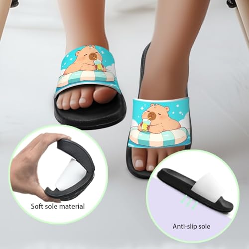 Image of Slides for Boys Girls Quick Drying Kids Slides Sandals Non-Slip