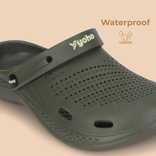 Image of YOHO Classic Clogs for Men | Cushioned Footwear | Lightweight | Waterproof l Stylish