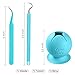 iVyne Berry and Silicone Weeding Tools - Suction Vinyl Weeder, Craft Tweezer, Scrap Collector Holder, Storage for Cricut, Silhouette Accessories - Blue