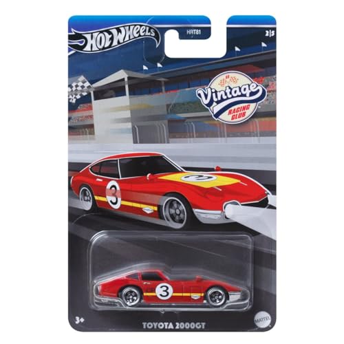 Hot Wheels Vintage Racing Club 2024 Pack 5 vehículos metálicos miniatura 6
