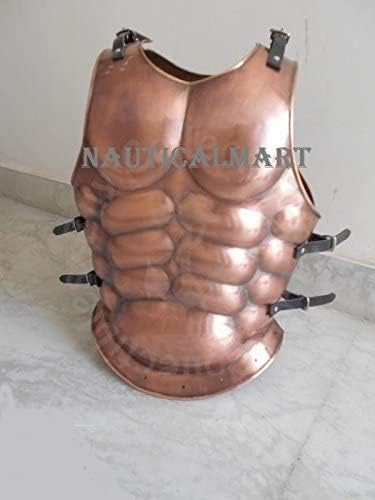 Roman Muscle Armor with Copper Antique Finish by Nauticalmart