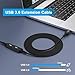 USB Extension Cable 6FT, 2 Pack USB Extender High Speed USB3.0 Extension Cord Type A Male to Female Extender Cord for Webcam,Camera,Printer,Headset,Keyboard,Flash Drive,Mouse,Xbox,PS4,Hard Driver,Hub