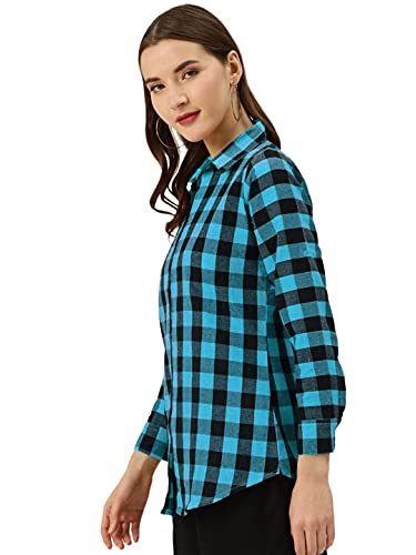 Image of Vastraa Fusion Women's Cotton Checkered Shirt