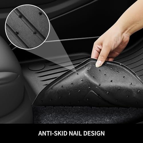 Oedro MAOED51RR0 Floor Mats For Tesla Model 3 2023-2020 Custom Fit All Weather Durable Tpe Automotive Interior Cargo Liners Trunk Mats Accessories thumb #1