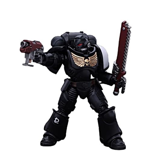 JOYTOY Warhammer 40K 1/18 Action Figures Space Marines Black Templars Outriders Valtus Collectible Model