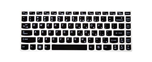 PcProfessional Black Ultra Thin Silicone Gel Keyboard Cover for Lenovo Flex 3 14