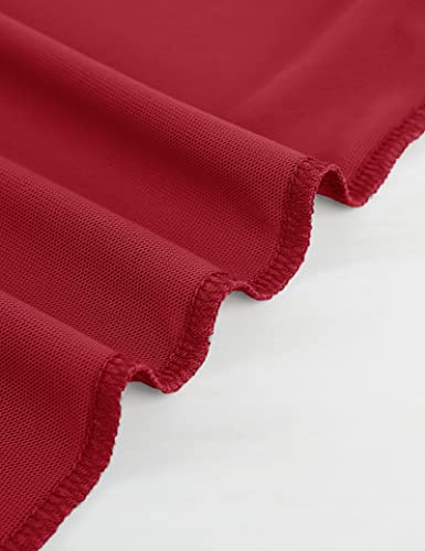 Lovdaswi Women Ballet Dance Skirt (Burgundy) #TOP4