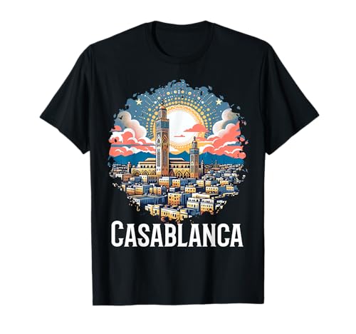 Disfraz marroquí Casablanca Souvenir de Marruecos Camiseta