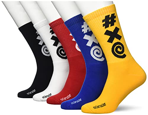 Mxthersocker Unisex Essential - Three Beeps / 5 Pack Socken, Multi Yellow, S EU