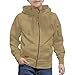Boys Athletic Youth Sweatshirt Sport Hoodie Kids Khaki Zipper Hoodie Casual Full Zip Up Hoodies for Teen Boys Long Sleeve Fall Fashion Hoodies Size 9-10 Hooded Sweatshirt Sweatshirts