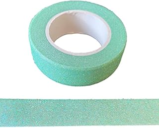 Glitter Washi Tape Decorative Craft Self Adhesive Stick On Sticky Glitter Trim (Red)