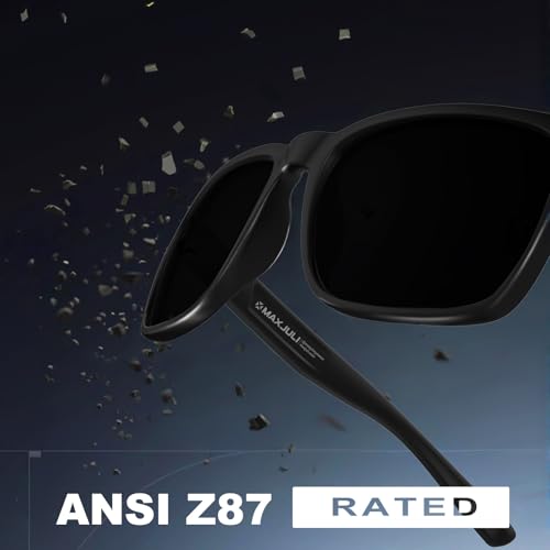 Image of MAXJULI XL Z87 Sunglasses for Big Wide Heads Men TR90 Ultralight UV400 Protection Sun Glasses Z8244
