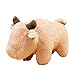 FINIVE - Peluche a forma di mucca senza occhi, morbido, cuscino imbottito in peluche, per casa, ufficio, bar, decorazione per Natale, regalo di compleanno - rosa