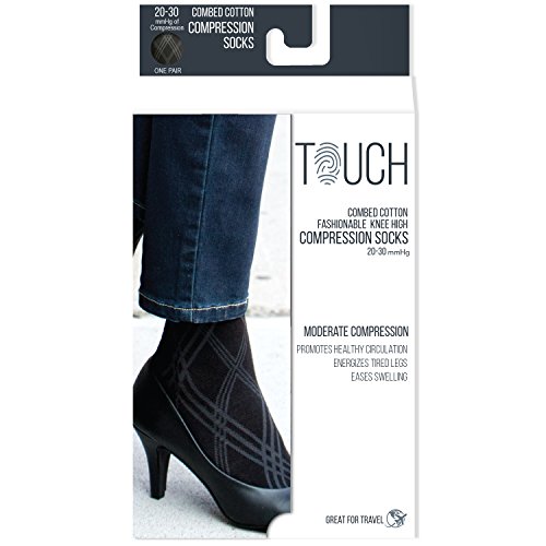 Image of 20-30 mmHg Cotton Socks for Women
