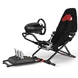 DIWANGUS Racing Simulator Cockpit - Foldable Seat Sim Racing Cockpit Steering Wheel Stand Chair Gaming Rig for Logitech G29 G920 G923 G27 G25 Thrustmaster T248X T248 T300RS T150 458