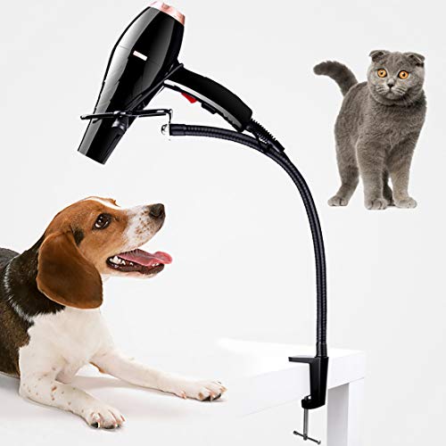 CHRUNONE Blow Dryer Holder, Hair Dryer Holder Stand for Dog Grooming Table Arm