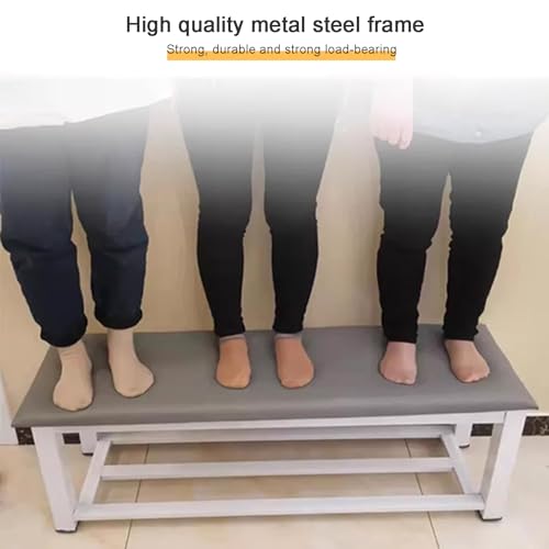 Banc à chaussures blanc avec coffre de rangement de chambre