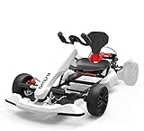 chasis go kart gasolina 👍 EL ACCESORIO ULTIMATE HOVERBOARD: nada es mejor que extender la vida de los hoverbords. Con un accesorio de go kart completo, amortiguadores, frenos de disco y más, este es el mejor accesorio para su aerotabla. Nota: hoverboard no está incluido en el paquete.