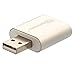 IO Crest SY-AUD20205 USB to Audio Adapter Convert PC USB Port into a Stereo Sound Card for Windows & Mac Silver