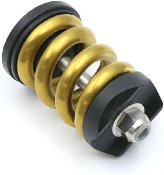 Folding bicycle titanium spring shock absorber for brompton Pline Tline Suspension vibration absorption (silver)