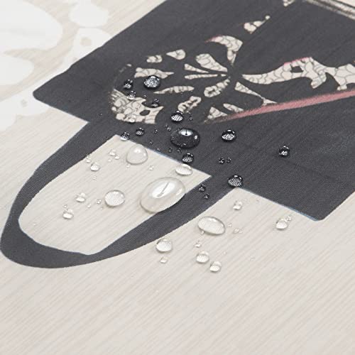 Ds Bath Fashionista Personalized Shower Curtain,Polyester Fabric Shower Curtain,Printed Shower Curtains For Bathroom,Waterproof Bathroom Curtains,72" W X 72" H #TOP1