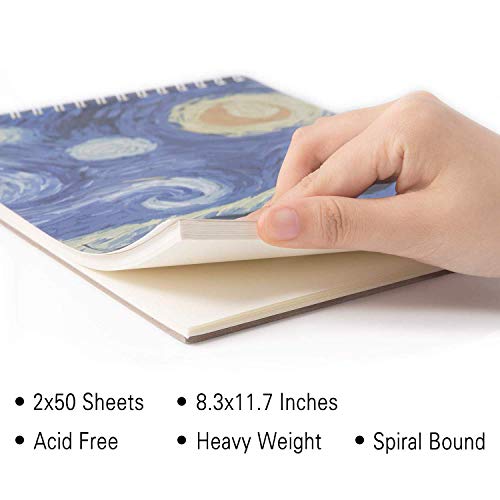 image for COOL BANK 93 Piece Deluxe Art Creativity Set with 2 x 50 Page Drawing 