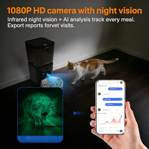 Smart Pet Feeder with Camera and Audio