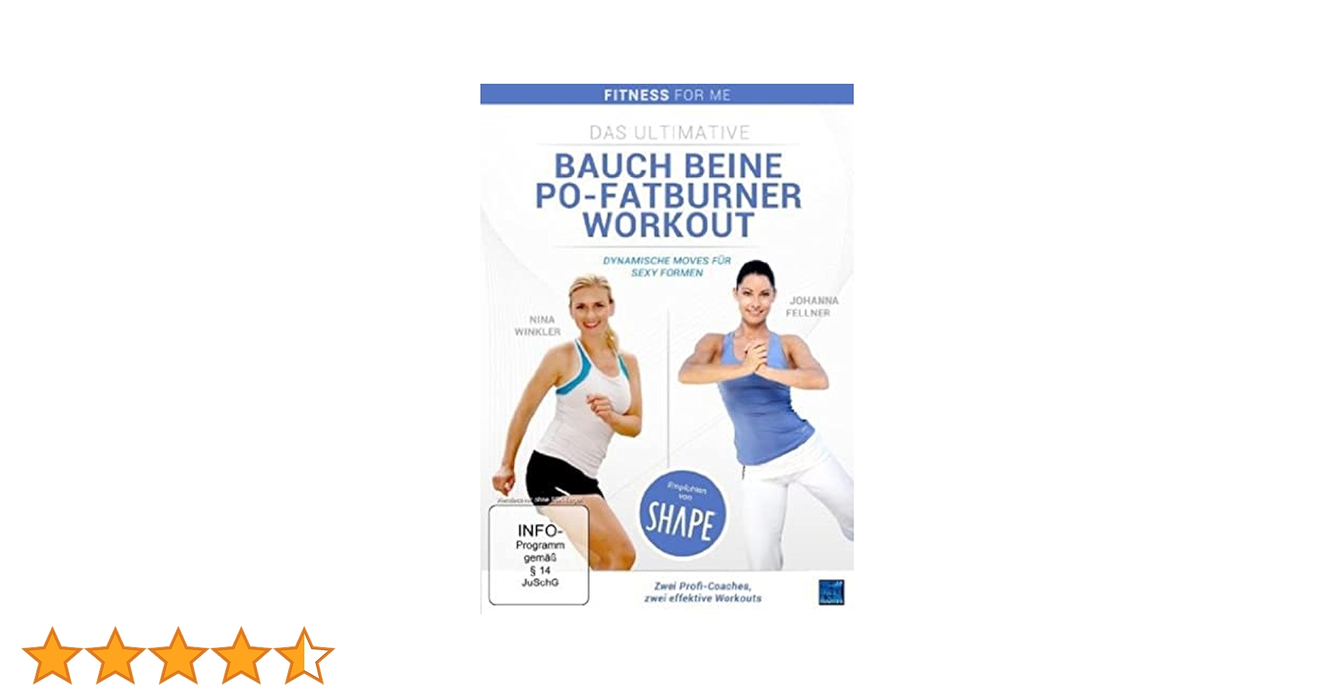 (未使用･未開封品)Bauch Beine Po-Fatburner Workout [DVD] Intensive Core - Fatburner Workout mit Bauch, Beine, Po