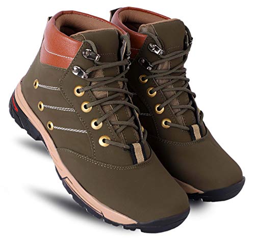 Image of AADI Men's Synthetic Leather Outdoor Shoes, Casual Boots