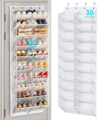 MISSLO 30-Pair Breathable Mesh Rack