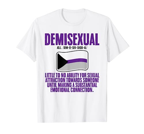 Demisexuelle Stolz-Flaggendefinition T-Shirt