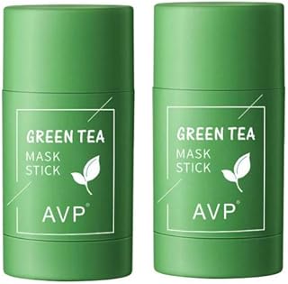 Sponsored Ad - 2 Pcs Green Tea Mask Stick for Face,10 Minutes Blackhead Remover with Green Tea Extract, Moisturizing Face ...