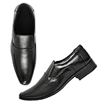 BIGGIE-Mens-Black-Highly-Comfortable-Leather-Shoe-Stylish-Office-WearSlip-on-Formal-Shoes