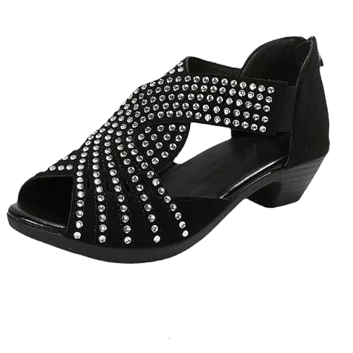 Orthopedic Sandals for Women, Low Heel Cut-Out, Comfortable Sports Slippers - Arch Support, Non-Slip Shoes