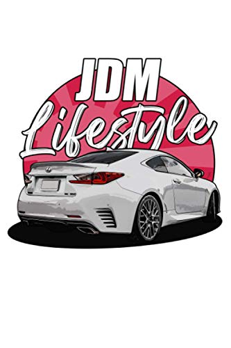 JDM Car Notebook | Japanese car mini notebook for car car enthusiasts - Japan style design - Sport car illustration â€“ JDM Lifestyle: 100 page car notebook 6.14 "X 9.21"